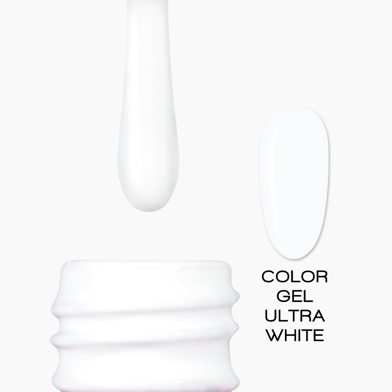 BEYOU Professional Color Gel Ultra White Білий гель-лак 15 мл