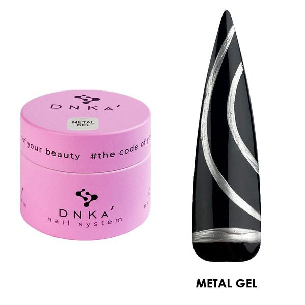 DNKa' Metal Gel & Gold Gel 5мл Гель-фарба