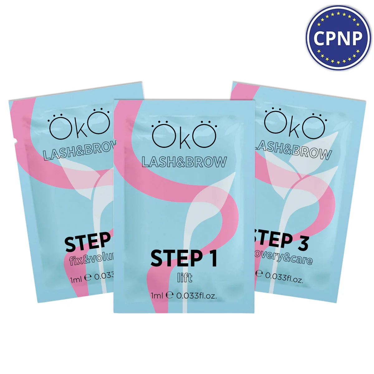 Набір засобів для ламінування вій та брів OKO okolamiset