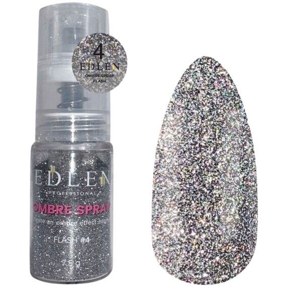 Пудра спрей для дизайну Edlen Professional Ombre Spray Flash 7.5 г