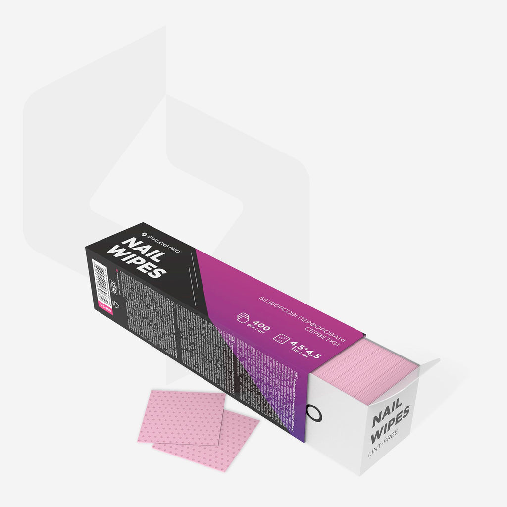 Серветки перфоровані безворсові  STALEKS EXPERT (400 шт) WE-400