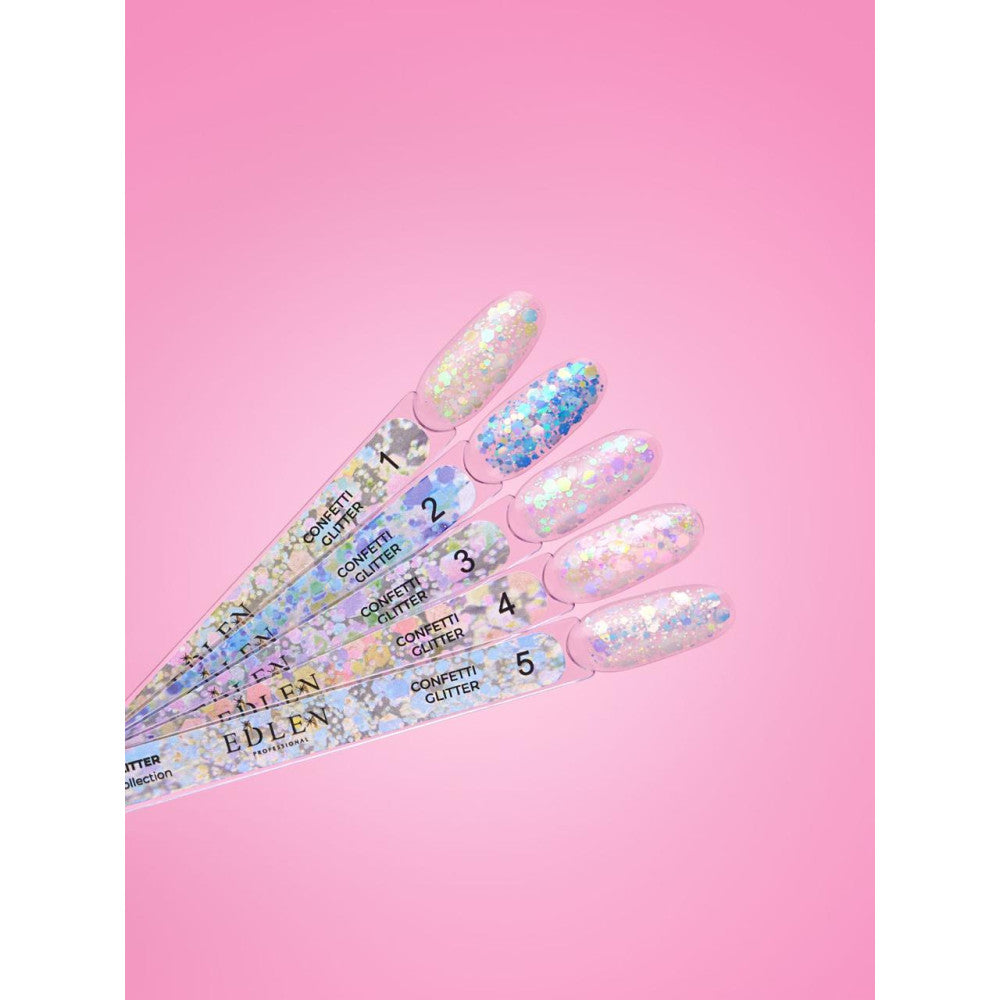 Гель-лак Edlen Confetti Glitter 5 мл