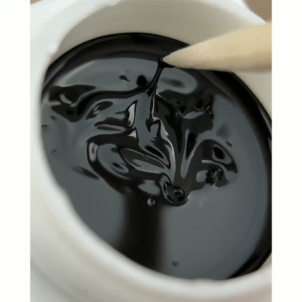 HEYLOVE SOLID PAINT GEL ГЕЛЬ ФАРБА ДЛЯ НІГТІВ BLACK ЧОРНА 5 г