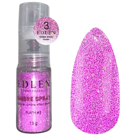 Пудра спрей для дизайну Edlen Professional Ombre Spray Flash 7.5 г