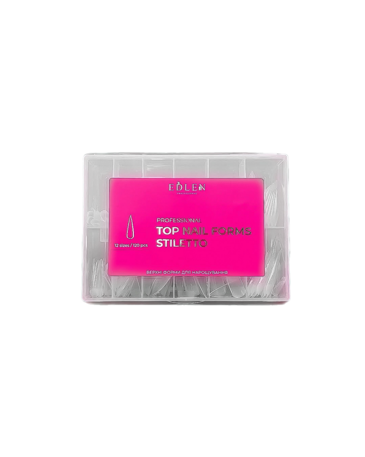 Верхні форми для нарощування  EDLEN Professional Top Nail Form 120 шт