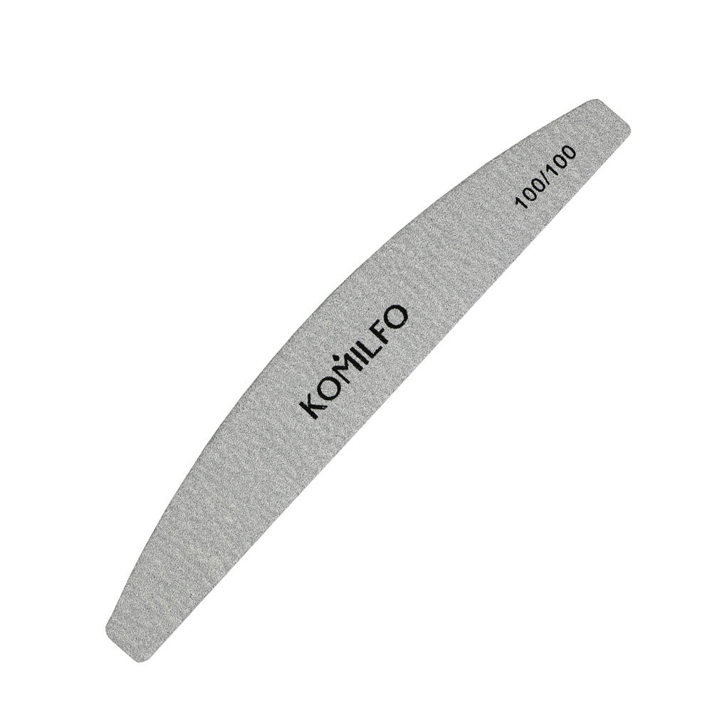 Komilfo Half-moon Nail File, Grey
