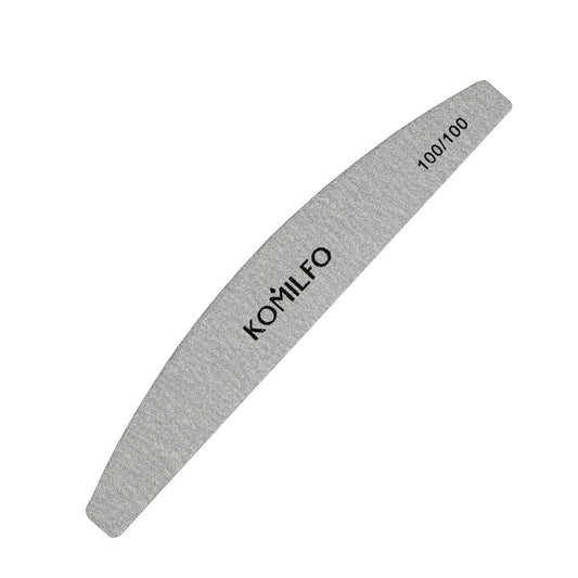 Komilfo Half-moon Nail File, Grey
