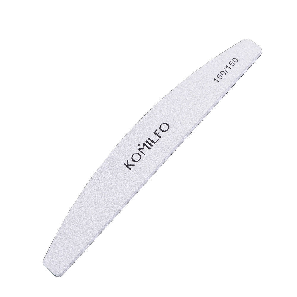 Komilfo Half-moon Nail File, Grey