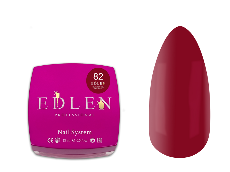 Edlen Builder gel collection "Lviv" Гель для нарощування колекція "Львів" 15 ml