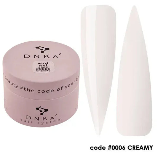 DNKa' Аcryl Gel #0006 Creamy 30 мл  Гель для нарощування нігтів AGD0006