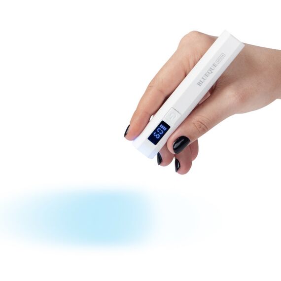 УФ ліхтарик Bluegue Mini 4B з акумулятором та дисплеєм, потужністю 3 Вт., 2 таймери на 30 та 60 сек. BLD3390107