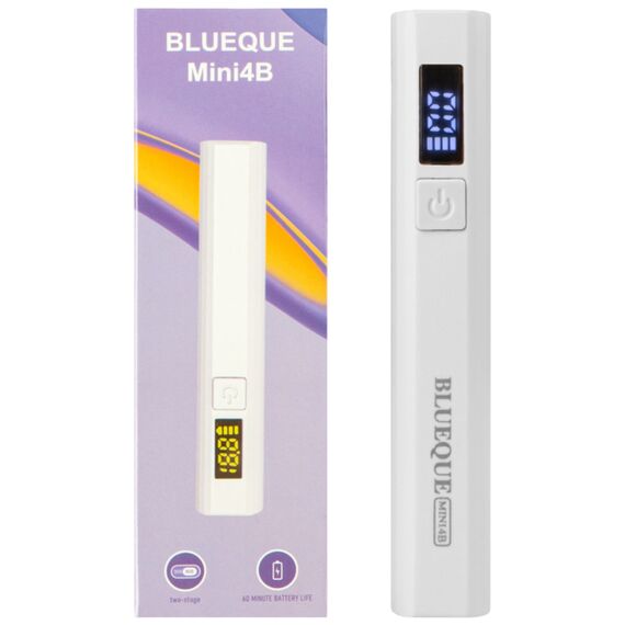 УФ ліхтарик Bluegue Mini 4B з акумулятором та дисплеєм, потужністю 3 Вт., 2 таймери на 30 та 60 сек. BLD3390107