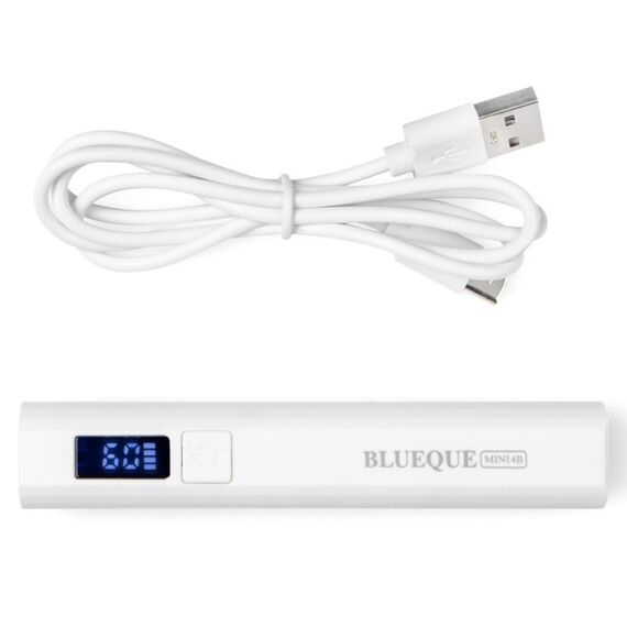 УФ ліхтарик Bluegue Mini 4B з акумулятором та дисплеєм, потужністю 3 Вт., 2 таймери на 30 та 60 сек. BLD3390107