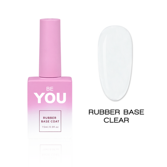 BEYOU Professional Rubber Base Clear 15мл Каучукова Прозора База BRBC0415