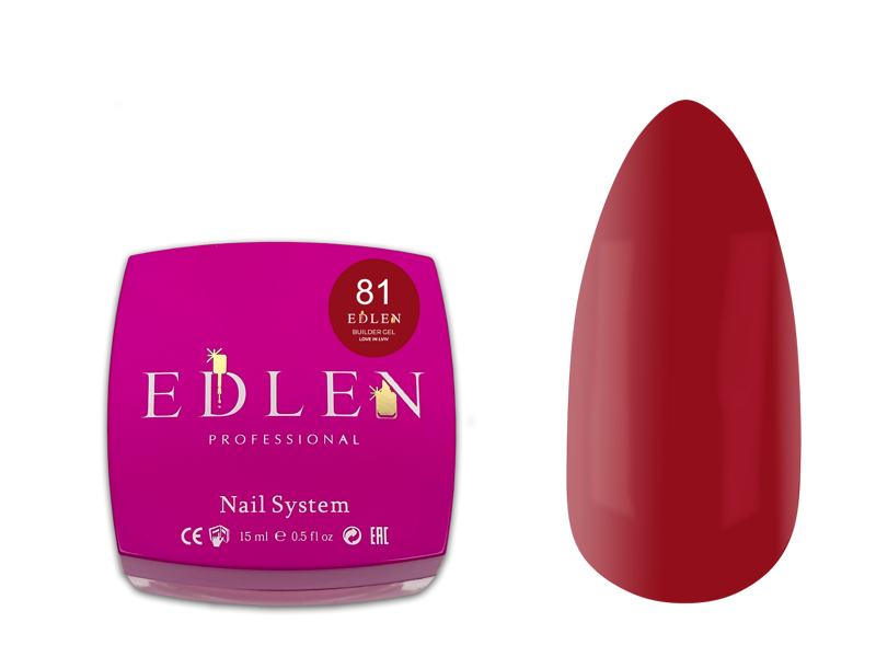 Edlen Builder gel collection "Lviv" Гель для нарощування колекція "Львів" 15 ml