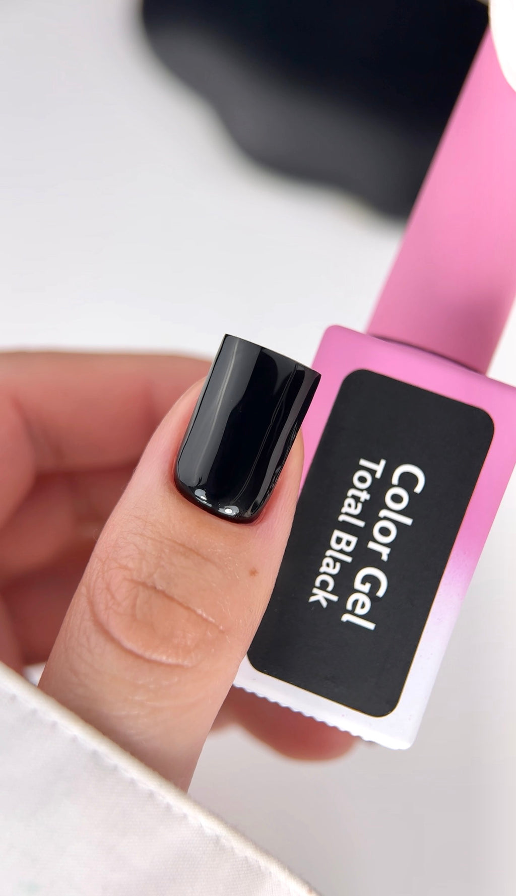 BEYOU Professional Color Gel Total Black Чорний гель-лак 15 мл