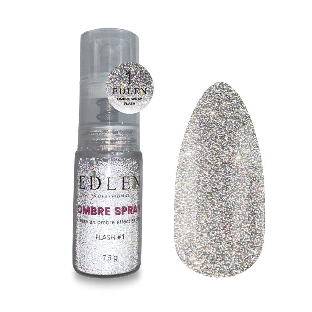 Пудра спрей для дизайну Edlen Professional Ombre Spray Flash 7.5 г