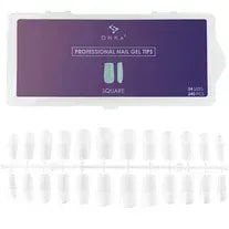 DNKa` Nail Gel Tips Гелеві тіпси, 240 pcs