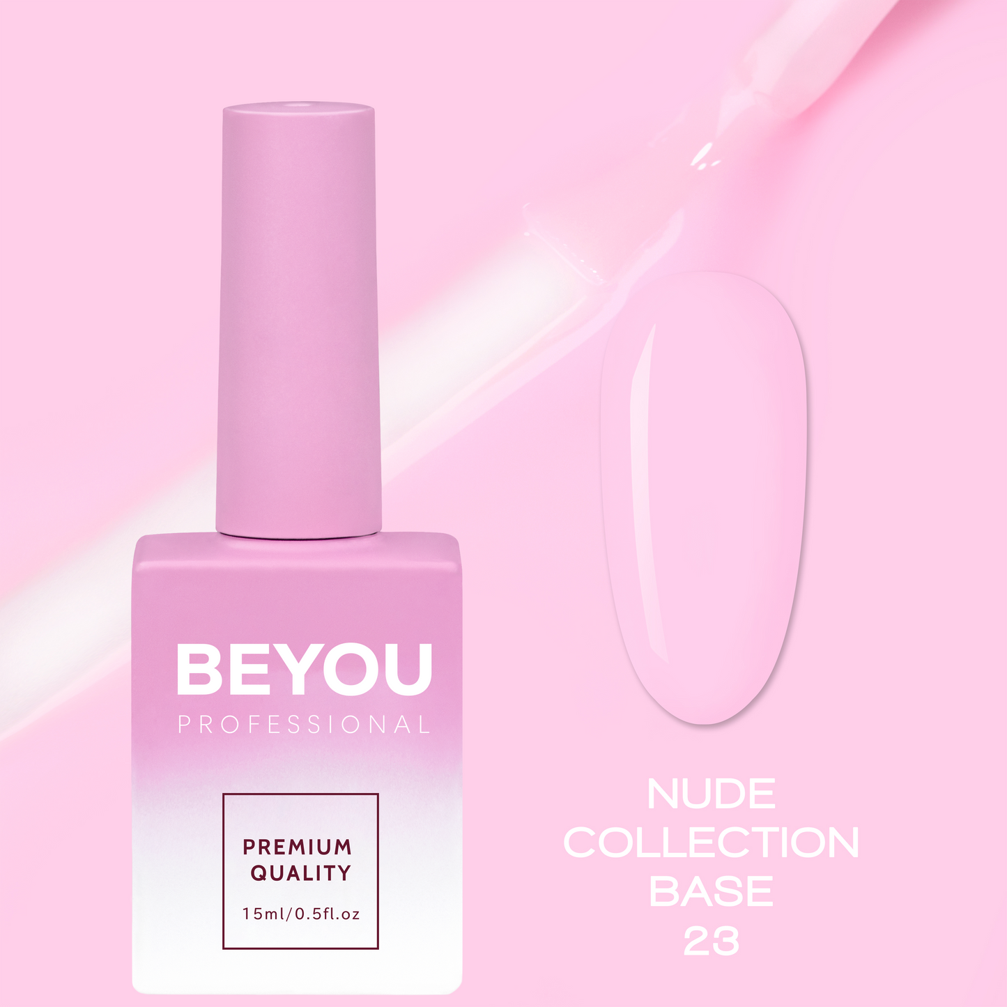 BEYOU Professional Nude collection Base 23 15мл Нюдова База BNB2315