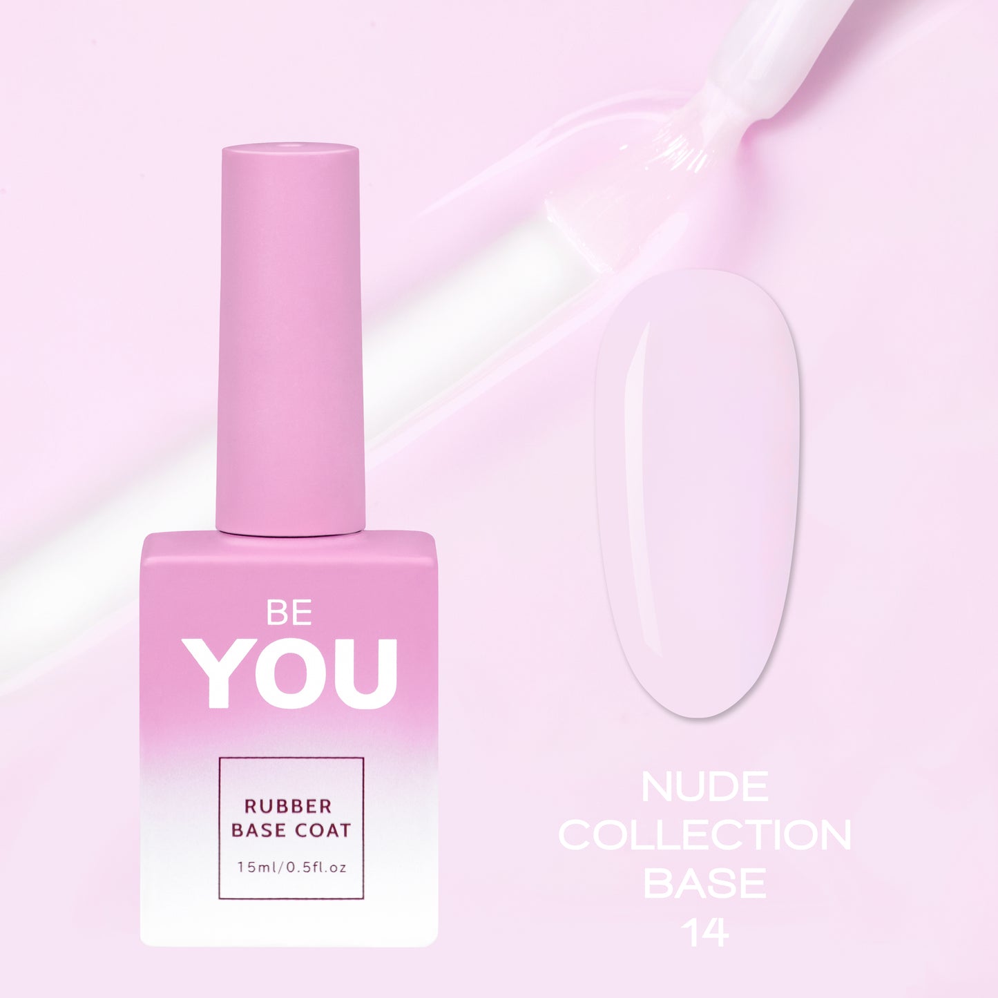 BEYOU Professional Nude collection Base 14 15мл Нюдова База BNB1415