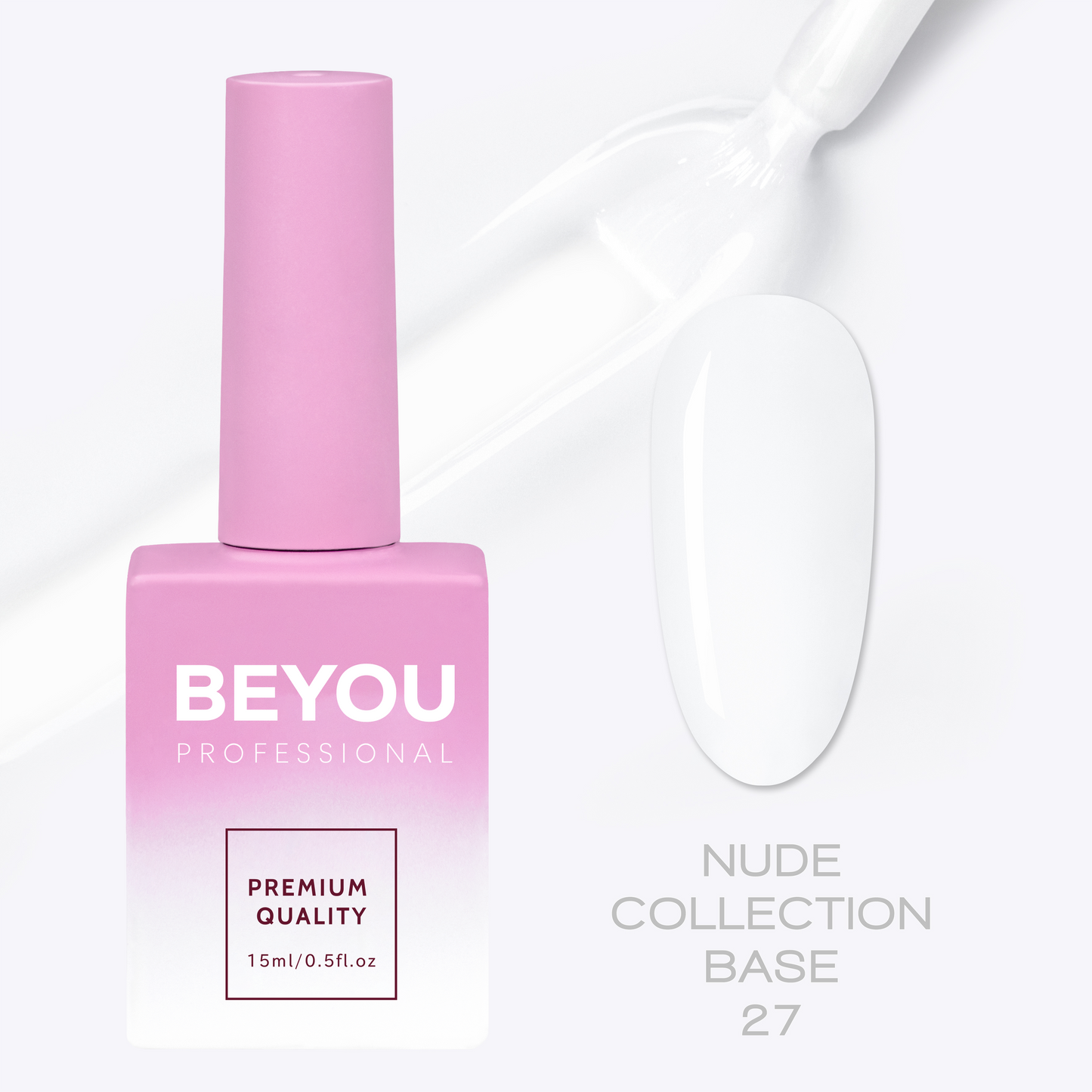 BEYOU Professional Nude Collection Base 27 15мл Нюдова База BNB2715