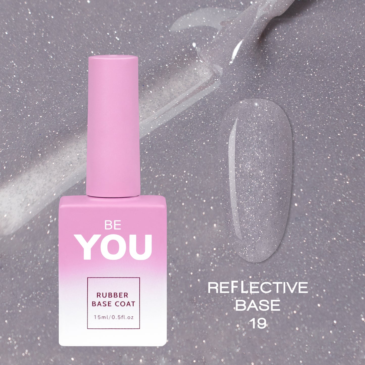 BEYOU Professional Reflective Base 19 15мл Світловідбиваюча База BRB1915