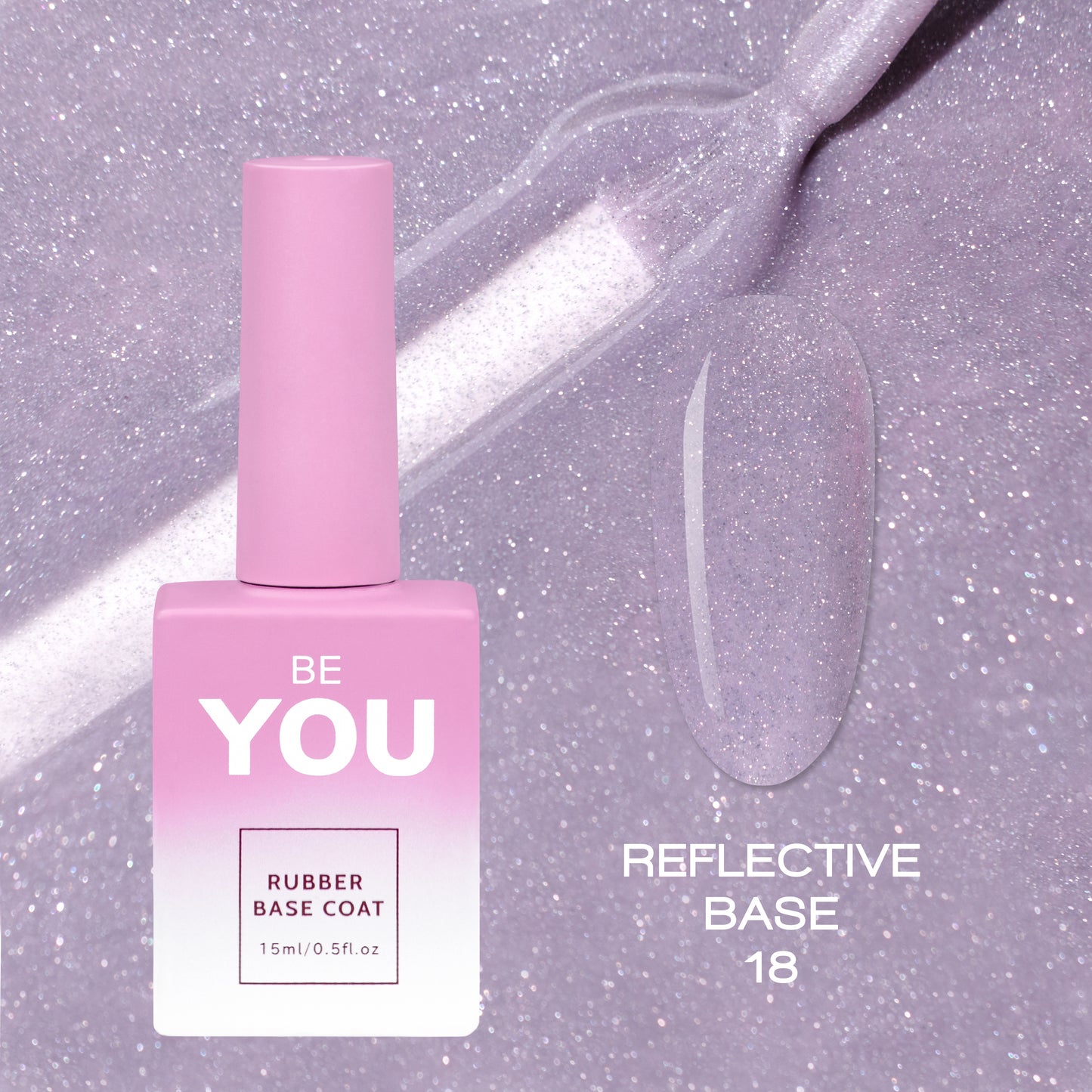 BEYOU Professional Reflective Base 18 15мл Світловідбиваюча База BRB1815