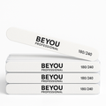Професійні пилочки для нігтів BEYOU 180/240 грит, дерев'яна основа 4001802403