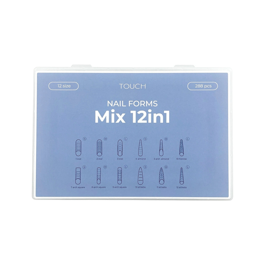 Touch тіпси верхні форми Mix 12in1, 288 шт