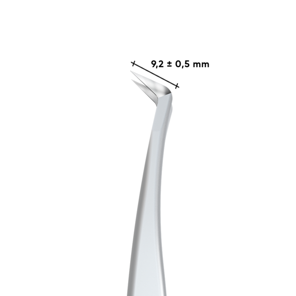 Пінцет професійний для вій черевичок STALEKS PRO EXPERT 40 TYPE 12 TE-40/12