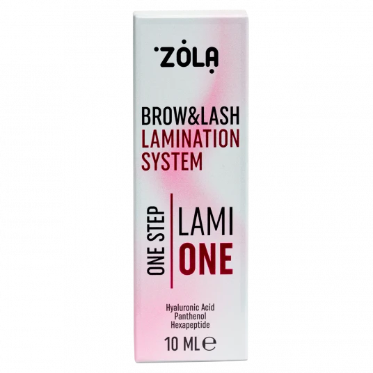 ZOLA МОНОСИСТЕМА ЛАМІНУВАННЯ БРІВ ТА ВІЙ LAMIONE ONE STEP 10 мл