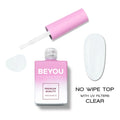 BEYOU Professional Top No Wipe With UV Filters Clear 15мл Топ Без липкого шару з УФ-фільтром