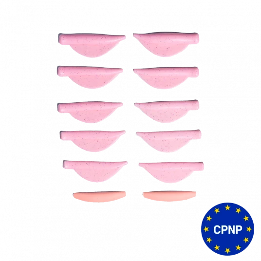 ZOLA ВАЛИКИ ДЛЯ ЛАМІНУВАННЯ PINKY SHINY PADS (XS, S, M, L, XL)