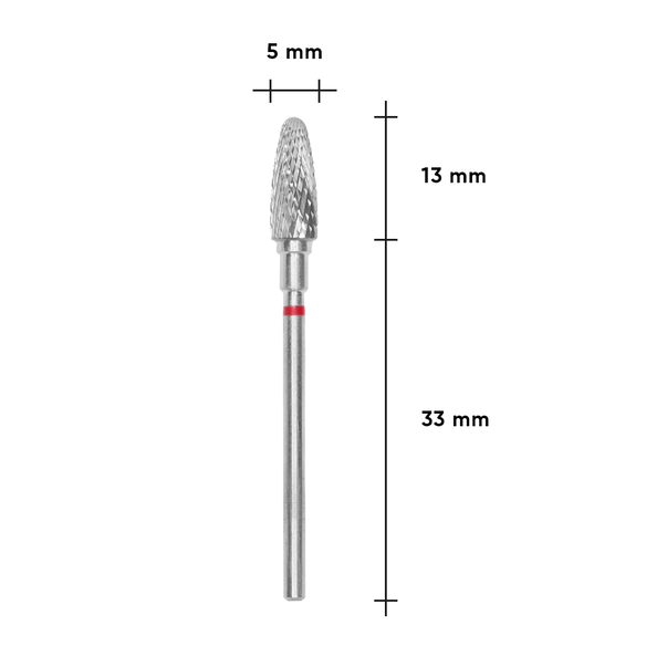 Фреза твердосплавна Кукурудза STALEKS PRO EXPERT 5*13 mm Червона