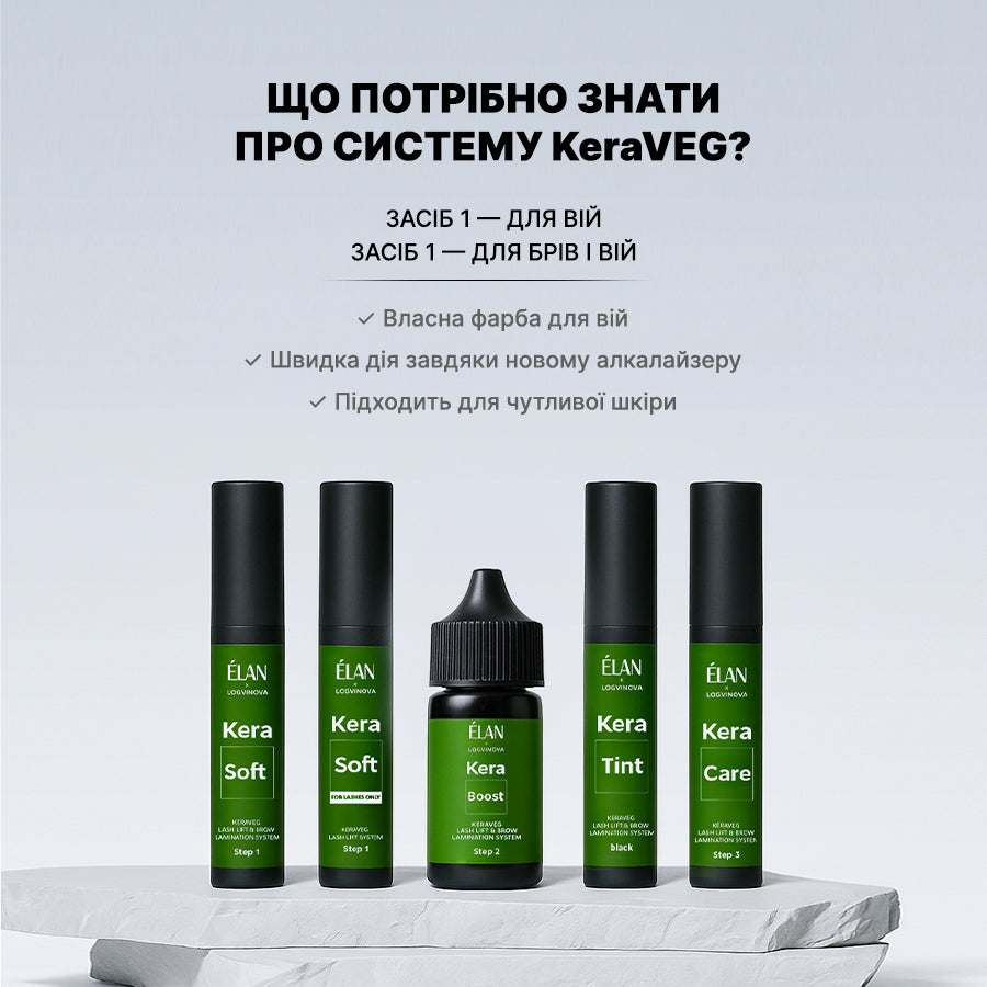 ÉLAN PROFESSIONAL LINE KeraTint Фарба для вій (чорна) 10 ml