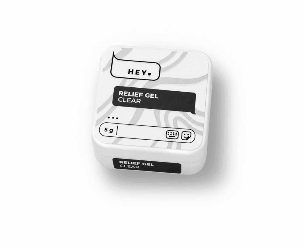 HEYLOVE RELIEF GEL CLEAR 5g Гель для створення 3D дизайнів