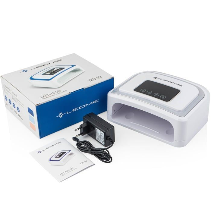 Лампа LEDME 5В 120W SILVER з акумулятором (12 міс. гарант.)