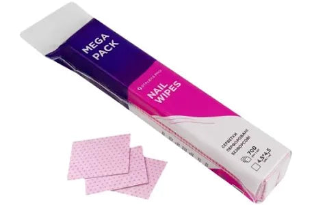 Серветки безворсові перфоровані STALEKS Expert Nail Wipes 700 шт WE-700