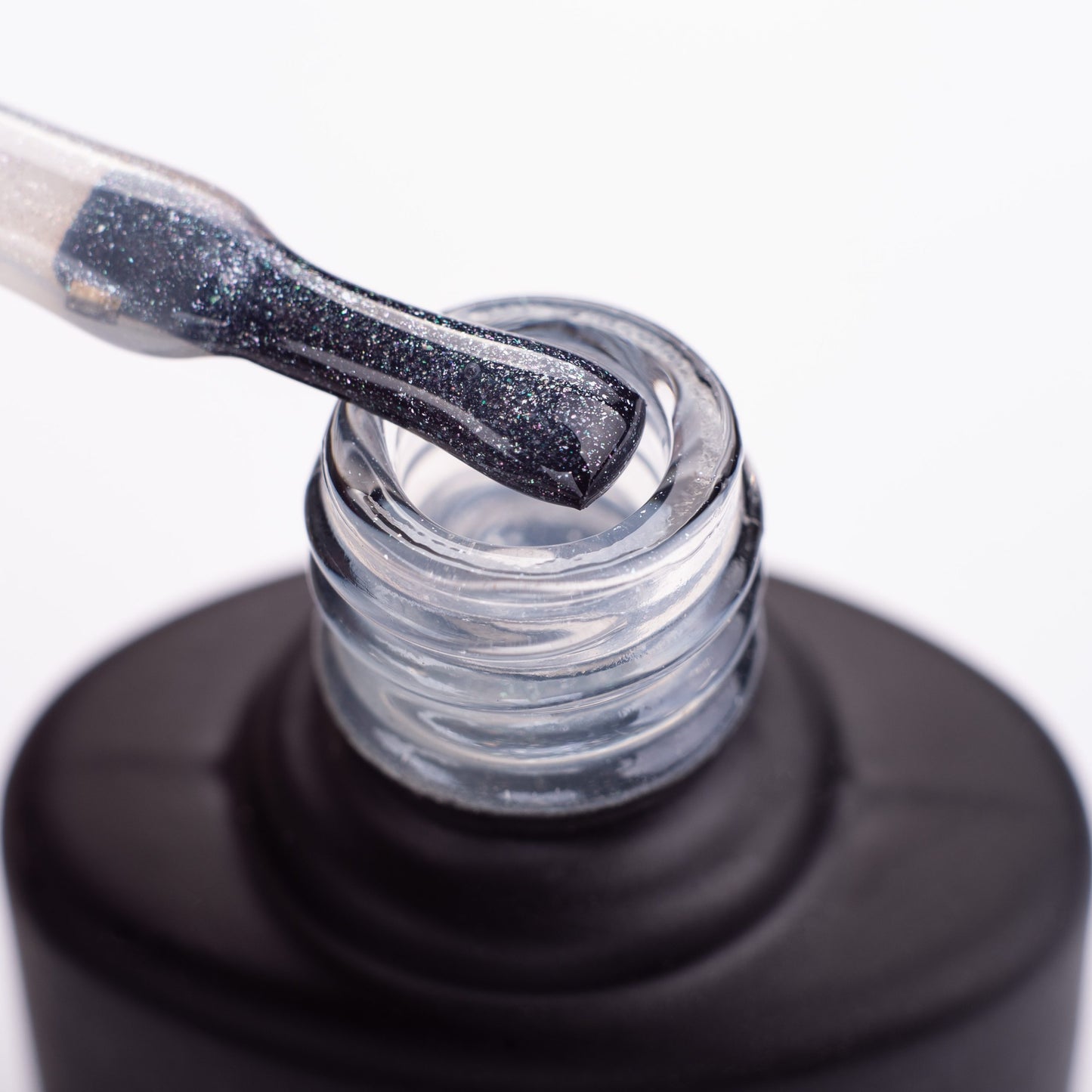 KOMILFO NO WIPE GLITTER TOP HEMA/TPO FREE - ТОП ДЛЯ ГЕЛЬ-ЛАКУ З ГЛІТТЕРОМ БЕЗ ЛШ, 8 МЛ