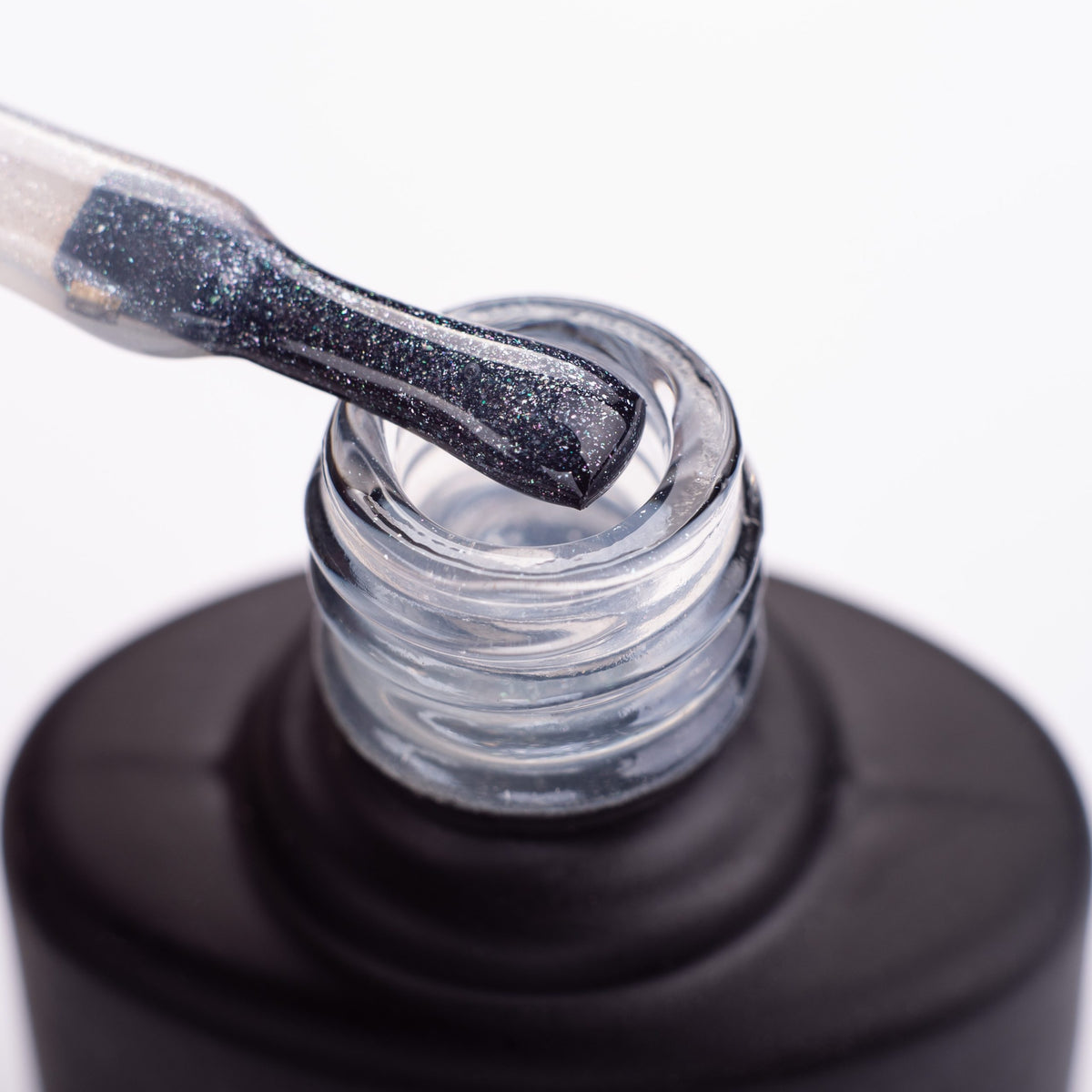 KOMILFO NO WIPE GLITTER TOP HEMA/TPO FREE - ТОП ДЛЯ ГЕЛЬ-ЛАКУ З ГЛІТТЕРОМ БЕЗ ЛШ, 8 МЛ