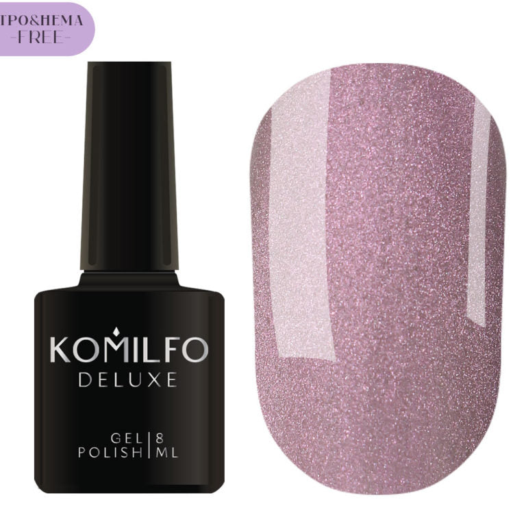 ГЕЛЬ-ЛАК KOMILFO SILK CAT EYE HEMA/TPO FREE, 8 МЛ