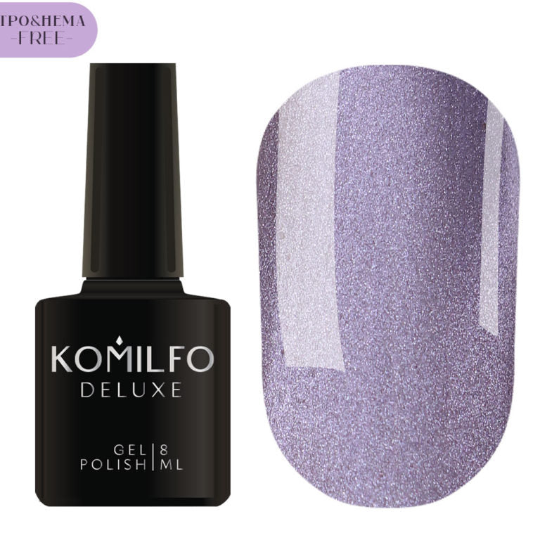 ГЕЛЬ-ЛАК KOMILFO SILK CAT EYE HEMA/TPO FREE, 8 МЛ