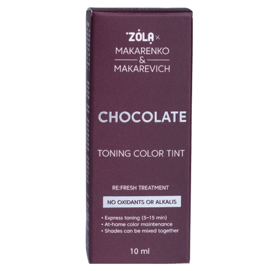 ZOLA X MAKARENKO X MAKAREVICH ТОНУЮЧА ФАРБА TONING COLOR TINT CHOCOLATE 10 МЛ. 06123
