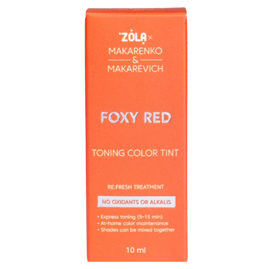 ZOLA X MAKARENKO X MAKAREVICH ТОНУЮЧА ФАРБА TONING COLOR TINT FOXY RED 10 МЛ. 06124