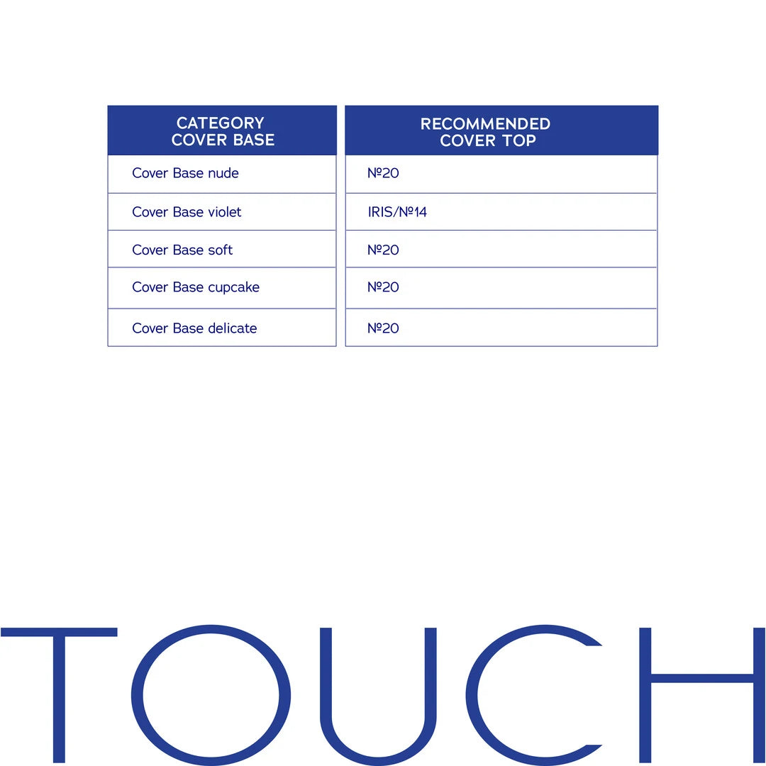 Touch by KHOLODOVYCH Cover base, 30мл Камуфлююча база