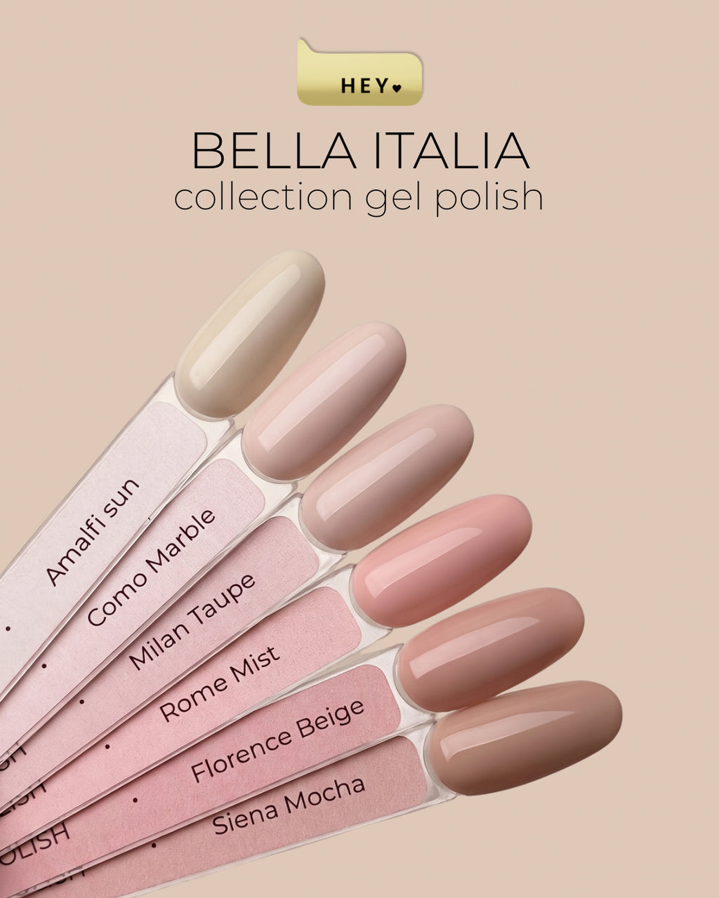 HEYLOVE Gel polish “Amalfi Sun”, 15 ml