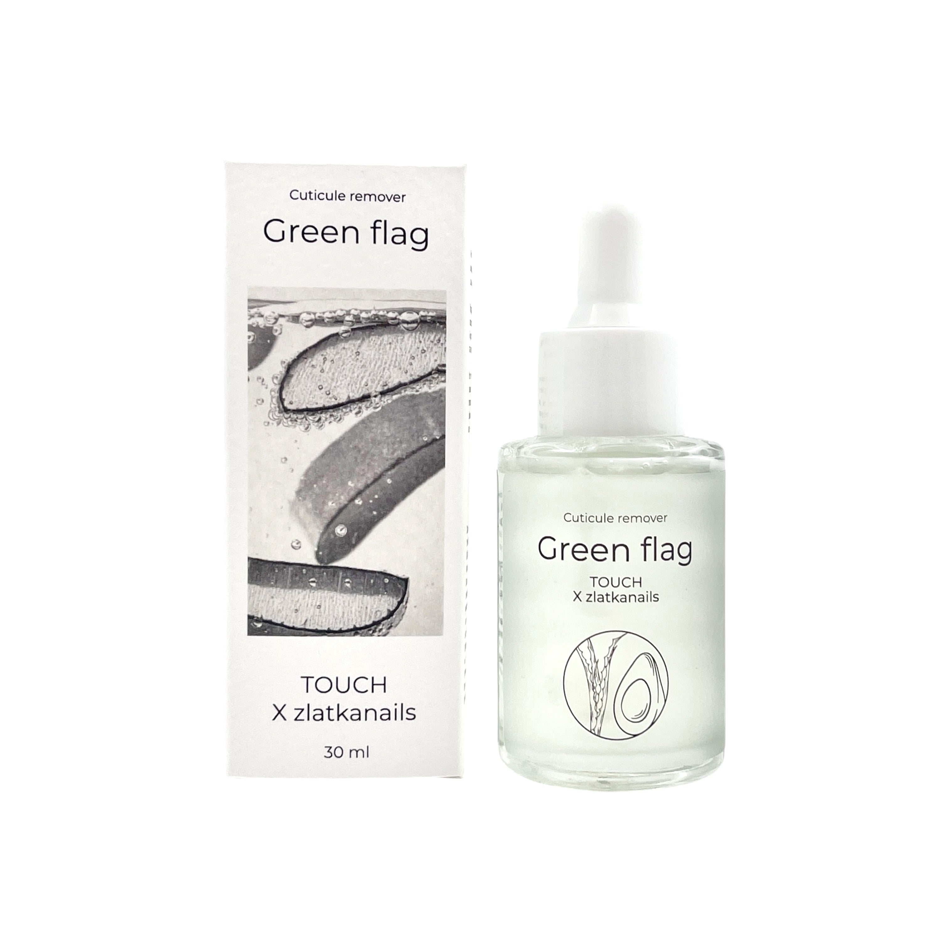 Touch ремувер Green Flag, 30 мл