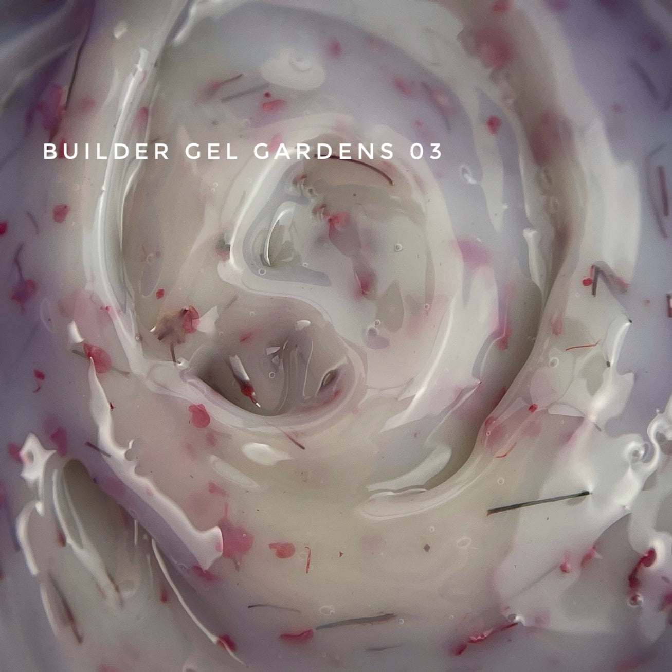 Touch Builder Gel Gardens, Білдер гель із сухоцвітами 15 мл