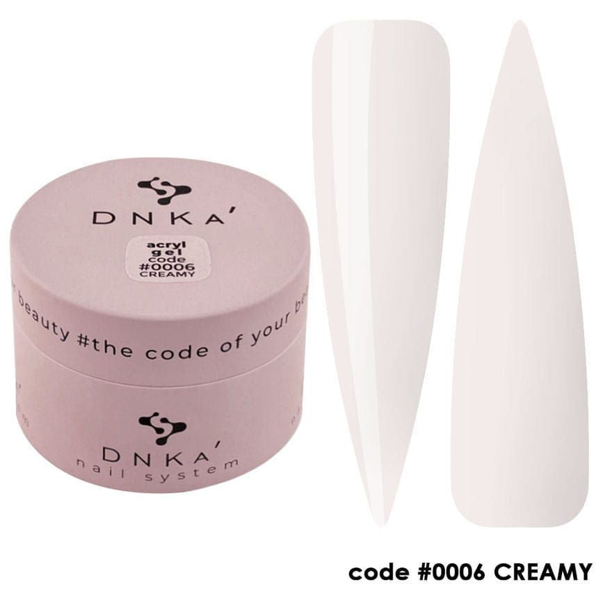 DNKa' Аcryl Gel #0006 Creamy 30мл Гель для нарощування нігтів AGD0006