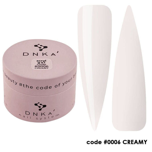 DNKa' Аcryl Gel #0006 Creamy 30мл Гель для нарощування нігтів AGD0006